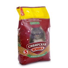 Сибирская кошка - Универсал впитывающий наполнитель цеолит 5л