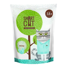 Smart Cat - Силикагелевый наполнитель с ароматом ментола 3,8л