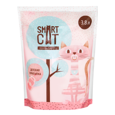 Smart Cat - Силикагелевый наполнитель с ароматом детской присыпки 3,8л