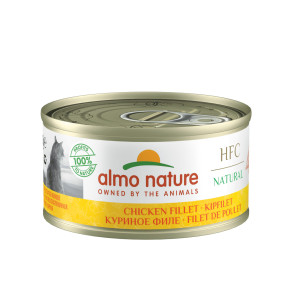 Almo Nature - Консервы для кошек "Куриное филе", 24штx70гр