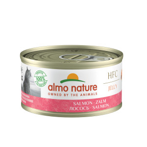 Almo Nature - Консервы для кошек с лососем, 24штx70гр