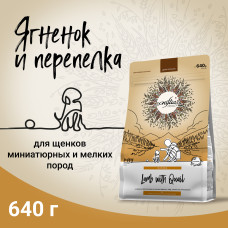 CRAFTIA NATURA - Корм для щенков миниатюрных и мелких пород из ягненка с перепелкой