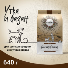 CRAFTIA NATURA - Корм для щенков средних и крупных пород из из утки с фазаном