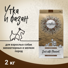 CRAFTIA NATURA - Корм для собак миниатюрных и мелких пород из утки с фазаном