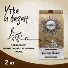 CRAFTIA NATURA - Корм для щенков миниатюрных и мелких пород из утки с фазаном