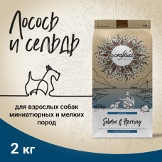 CRAFTIA NATURA - Корм для собак миниатюрных и мелких пород из лосося с сельдью