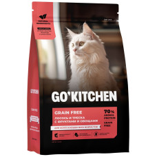 GO' - Корм для котят и кошек с лососем и треской, беззерновой 