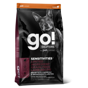 GO! - Корм для щенков и собак с чувствительным пищеварением, с ягненком, беззерновой (SENSITIVITIES)