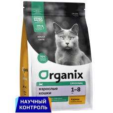 Organix - Корм для кошек с курицей, фруктами и овощами