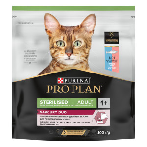 Purina Pro Plan - Корм для кастрированных кошек треска и форель (adult sterilised trout&cod optisavour)