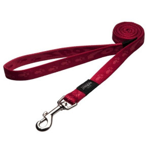 Поводок для собак "Alpinist", XL, ширина 2,5см, длина 1,2м, красный (FIXED LEAD)